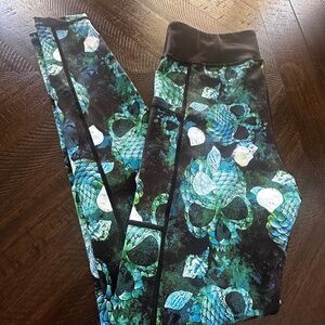 Mermaid Skull Leggings